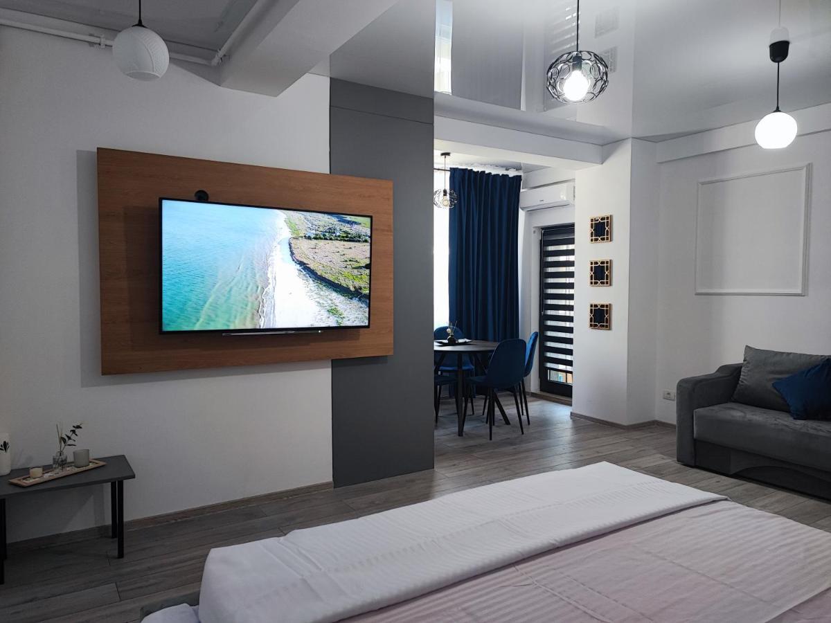 Apartament Studio Teo Blue In Mamaia Nord Năvodari Exteriér fotografie