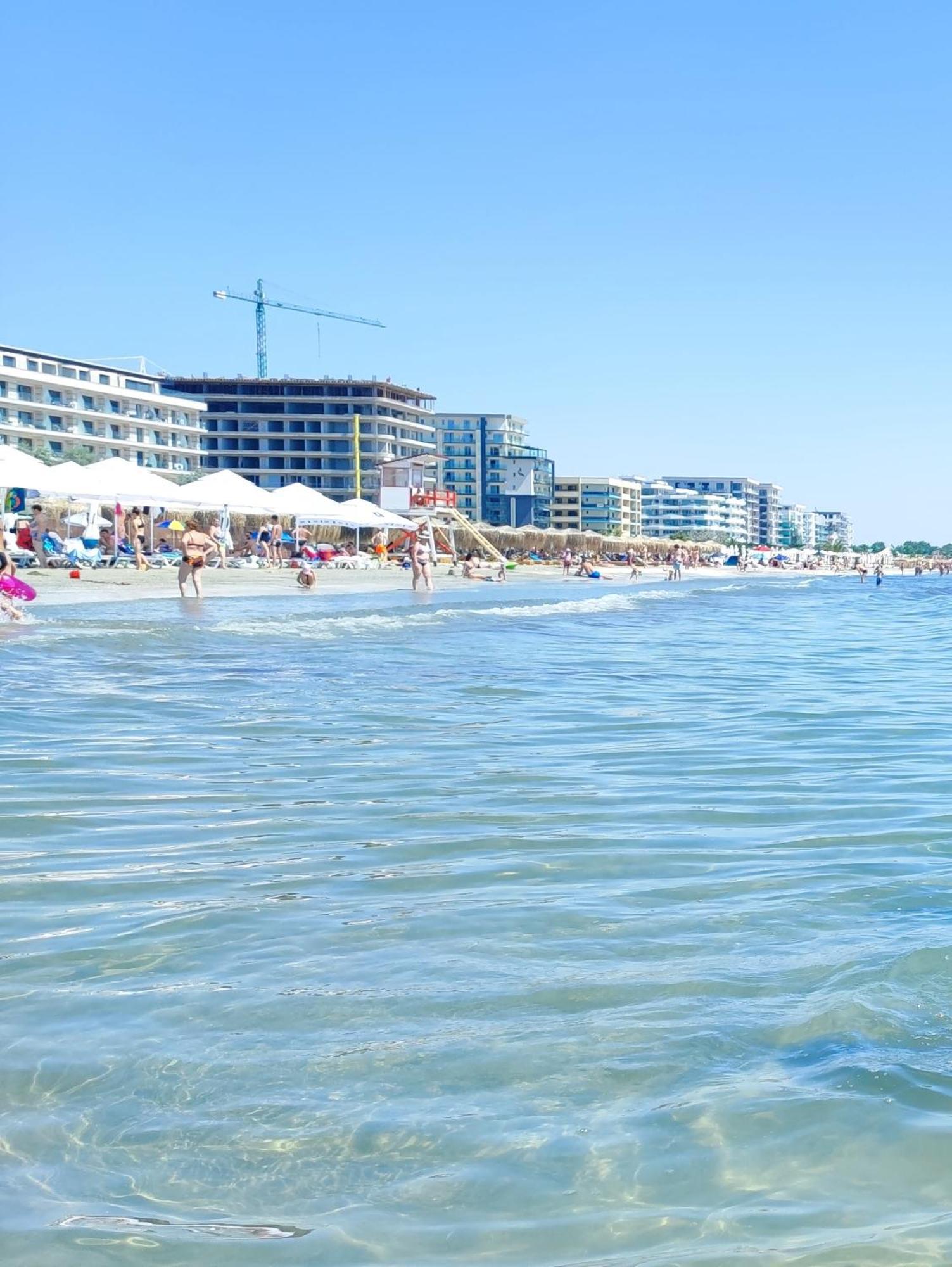 Apartament Studio Teo Blue In Mamaia Nord Năvodari Exteriér fotografie