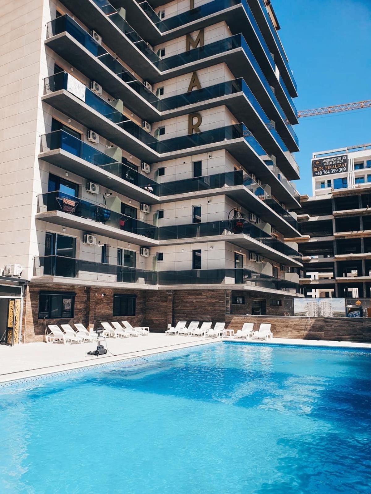Apartament Studio Teo Blue In Mamaia Nord Năvodari Exteriér fotografie